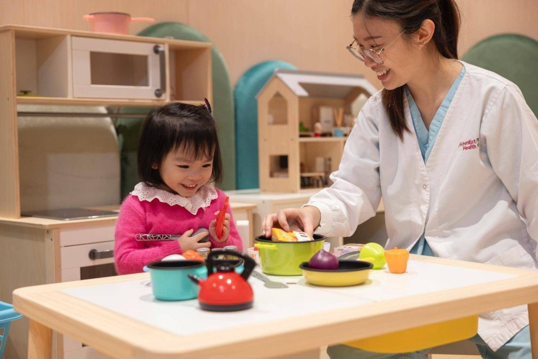 Children's play-based therapy and learning area.