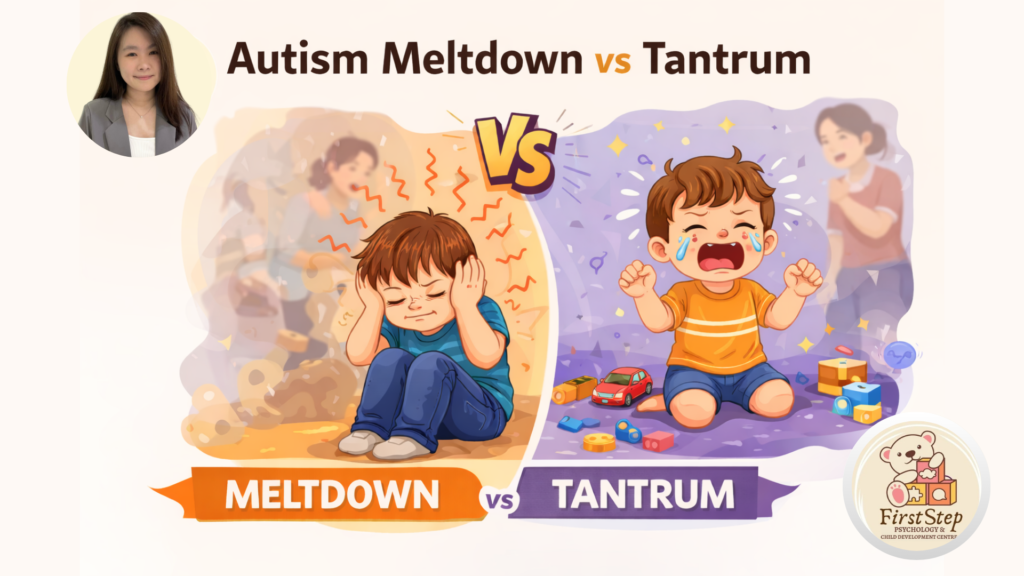 Autism Meltdown vs Tantrum