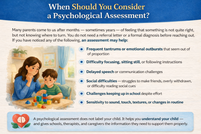 When to consider a psychological assessment