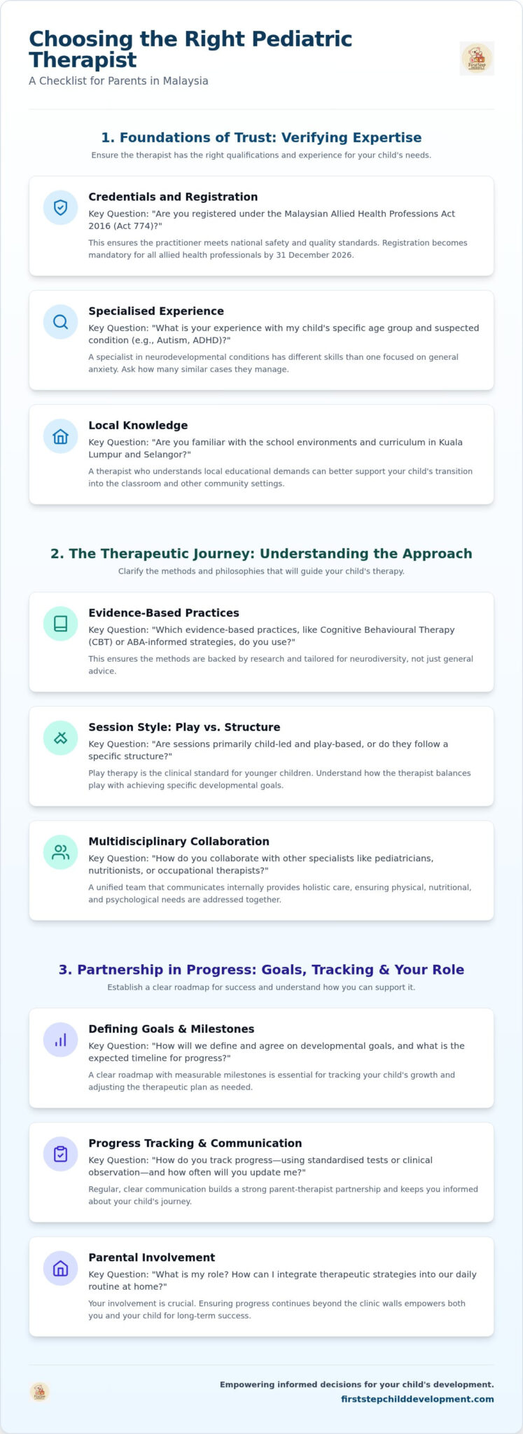 Questions to Ask a Pediatric Therapist: A Comprehensive Parent Checklist